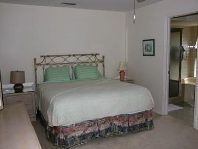Master bedroom with king bed